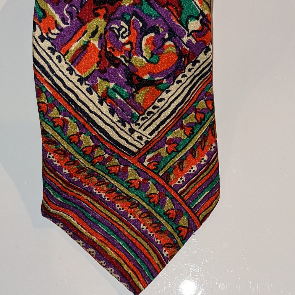 Alfred Missoni multi color tie